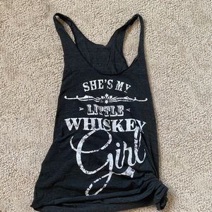 Graphic tank - whiskey girl